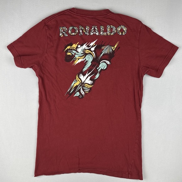 Nike Other - Nike Cristiano Ronaldo CR7 Soccer T Shirt Red Swoosh Football Mens Medium